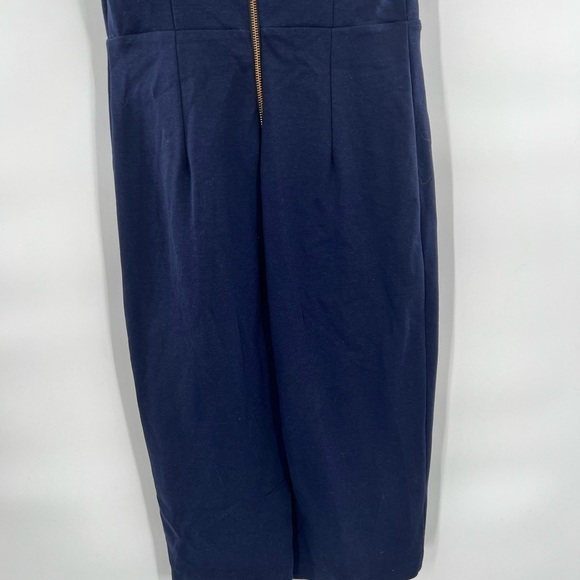 Boden Marianna Dress Women’s Size US 6 Navy Blue With Red Trim Lined / Form Fit - Picture 9 of 10